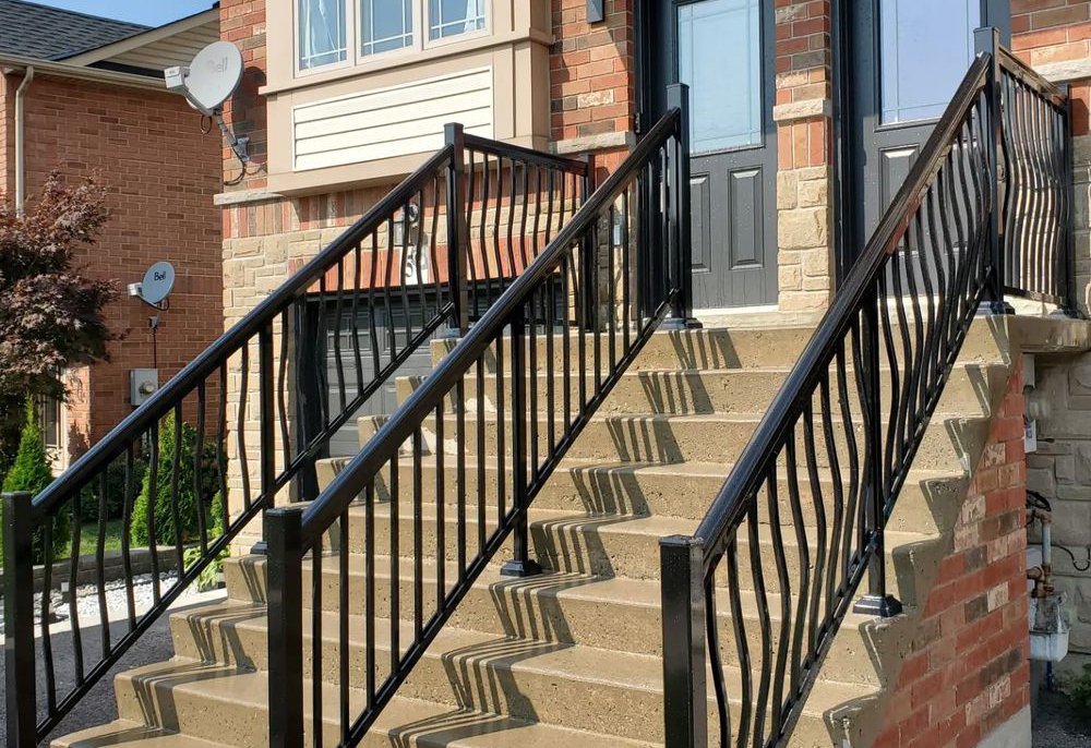 R1/R2 combination stair railings, Toronto
