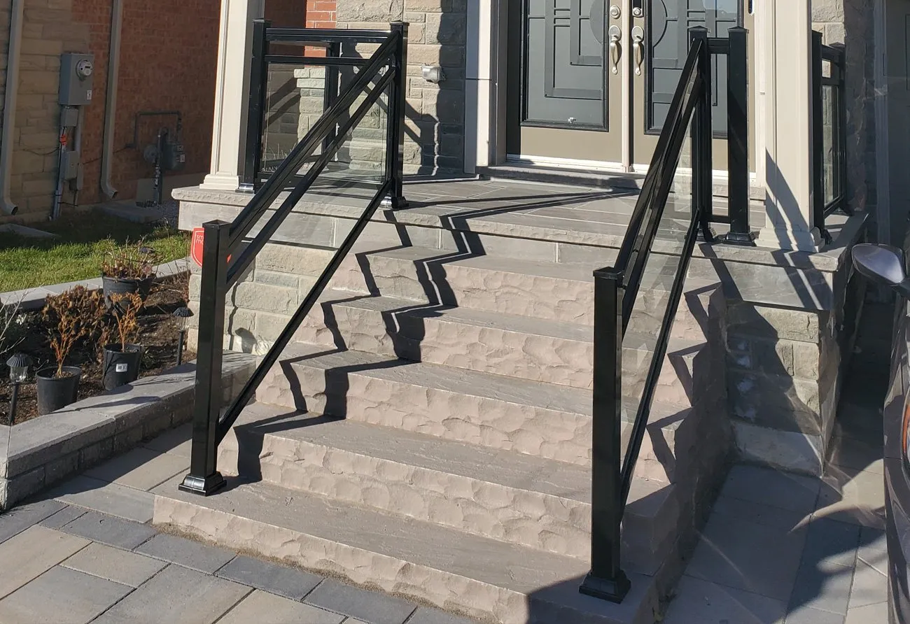 R12 Decor Railings GR2 Clear Glass 1 — Homeowner Project