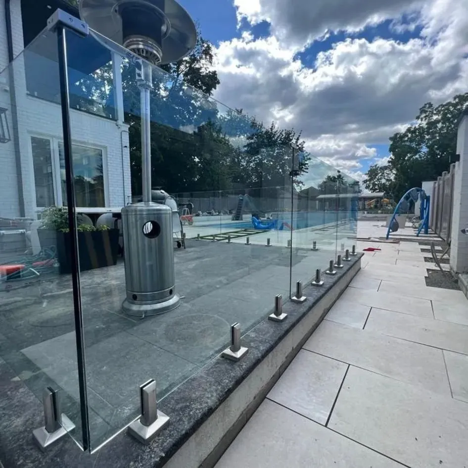Glass Spigot Railing Mississauga 2 — Homeowner Project