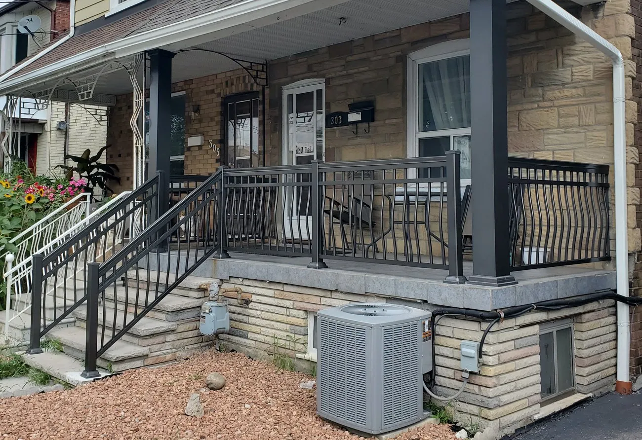 R6 Railings 8X8 Column 3 — Homeowner Project
