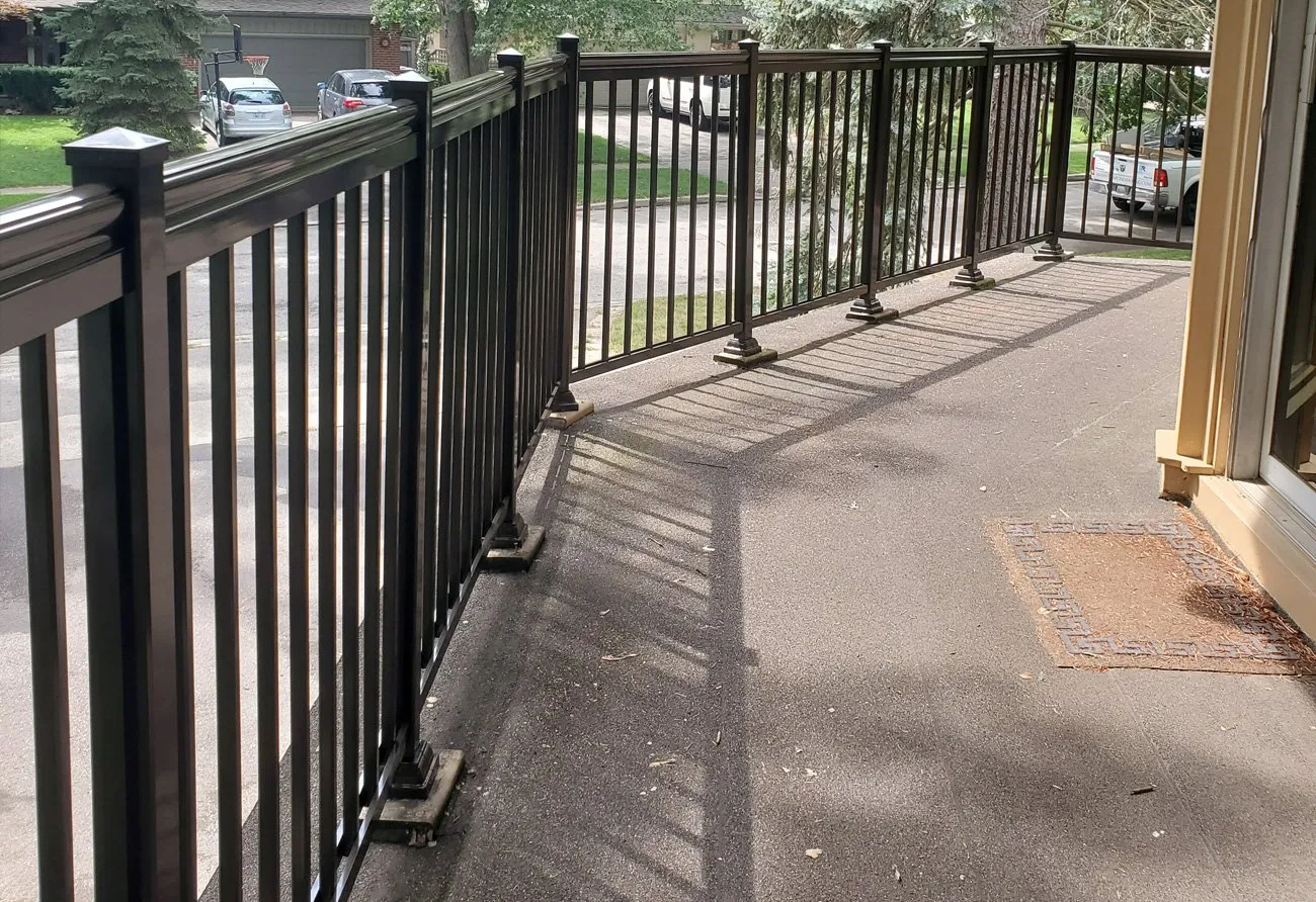 R1 Commercial Brown Railings 3 — Homeowner Project