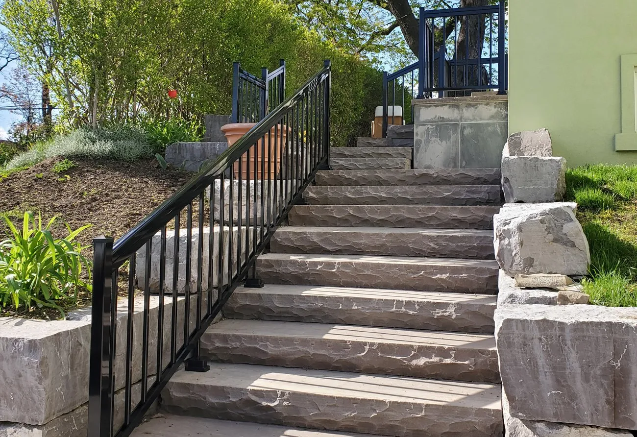 R1 Railings Black 2X2 1 — Homeowner Project