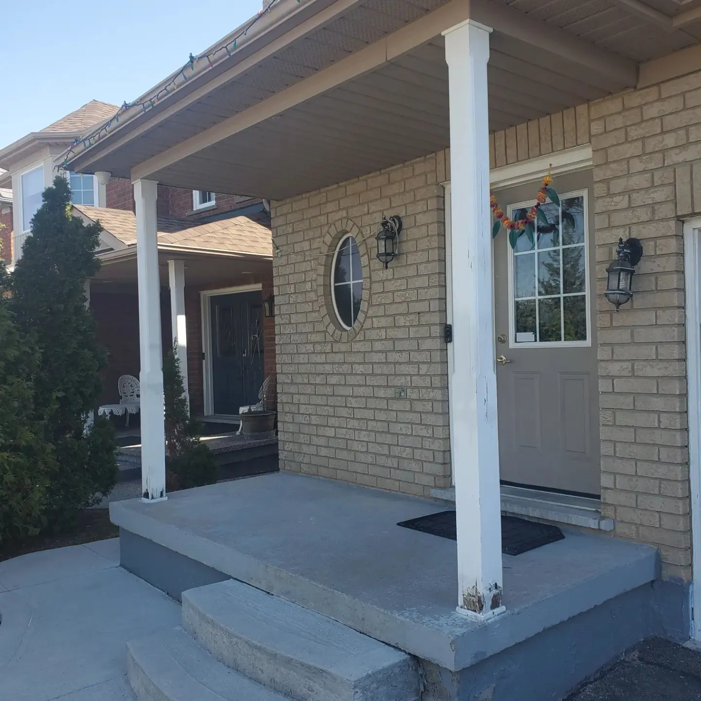 Columns Black Before N After 2 — Homeowner Project