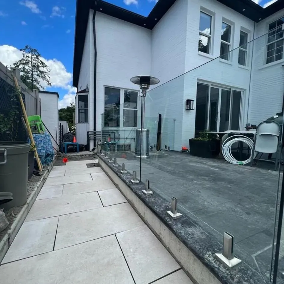 Glass Spigot Railing Mississauga 3 — Homeowner Project