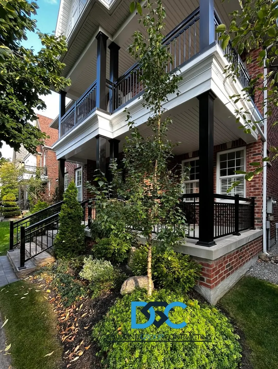 Markham Black Staircase Railing — Homeowner Project