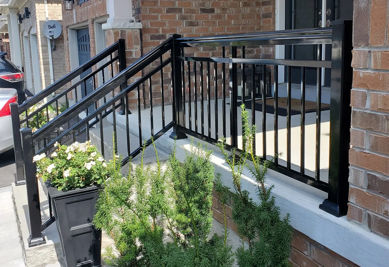 R12 Open Black Railing 1 — Homeowner Project
